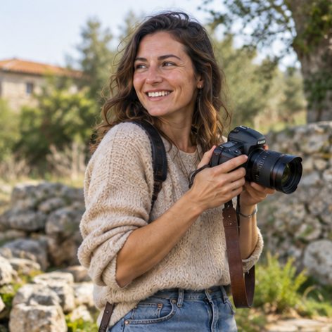 Photographe au travail